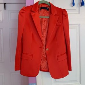 Zara red blazer